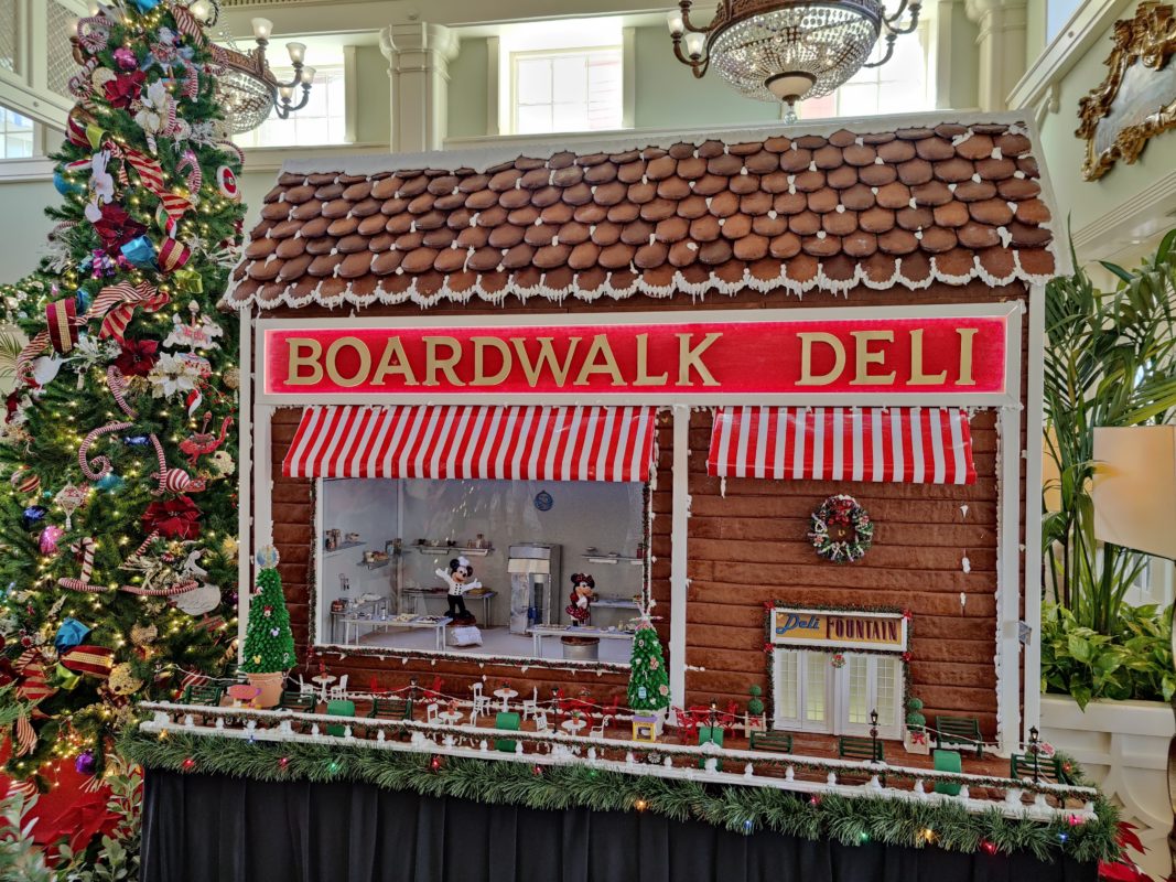 boardwalk gingerbread display and treats 2022 130641