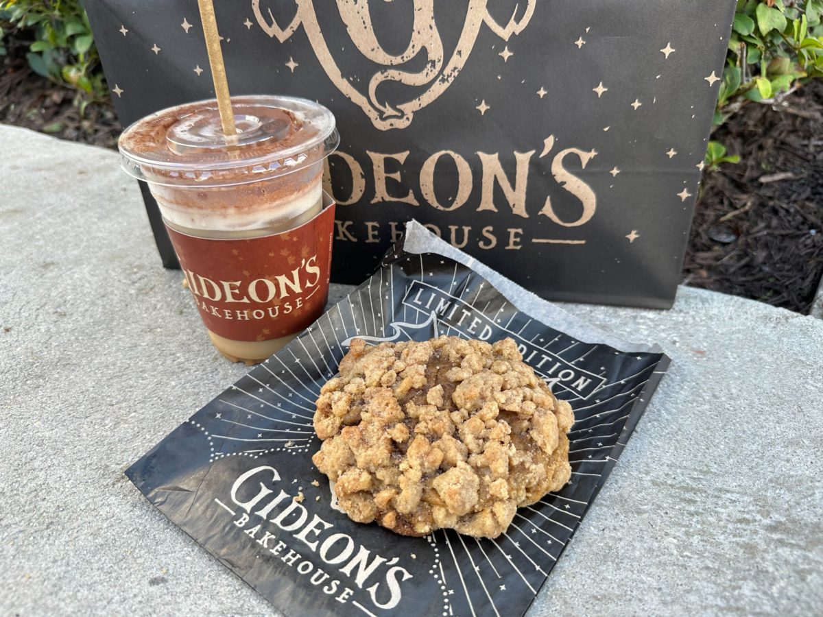 Gideon's Bakehouse November 2022  pumpkin bread chocolate crumb cookie with cold brew