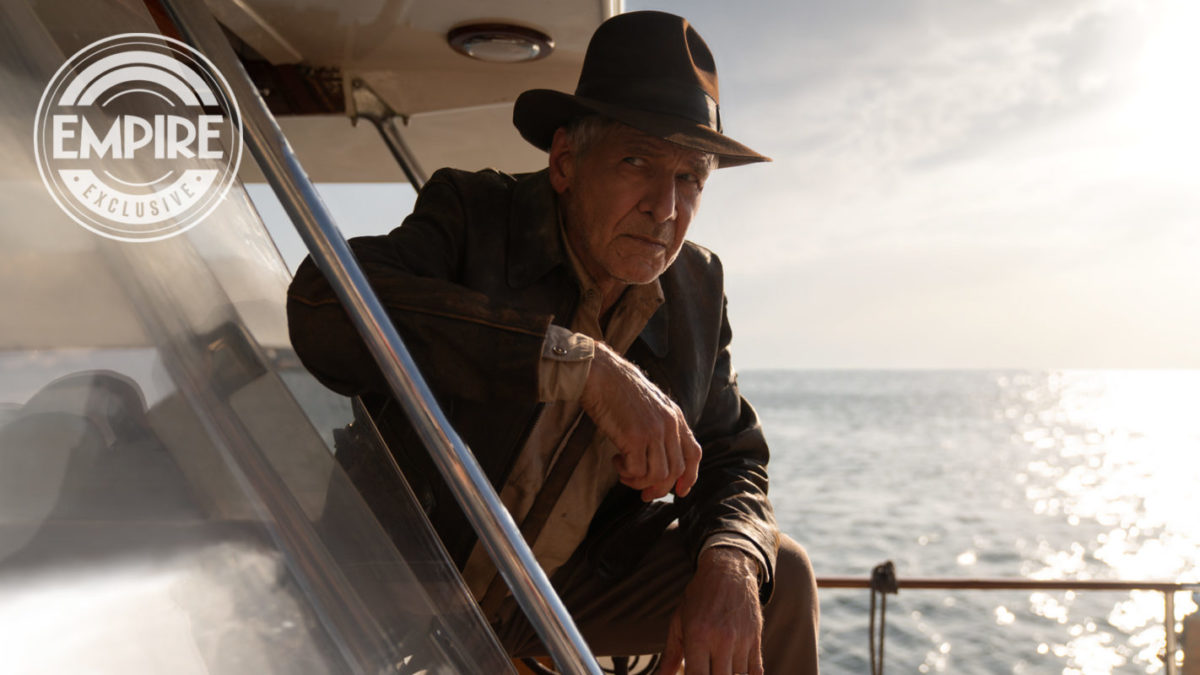 Harrison Ford in Indiana Jones 5 on a boat