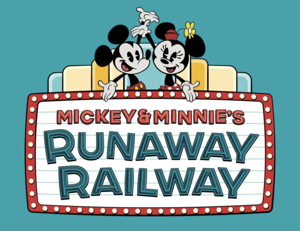 Mickey Minnies Runaway Railway disneyland logo
