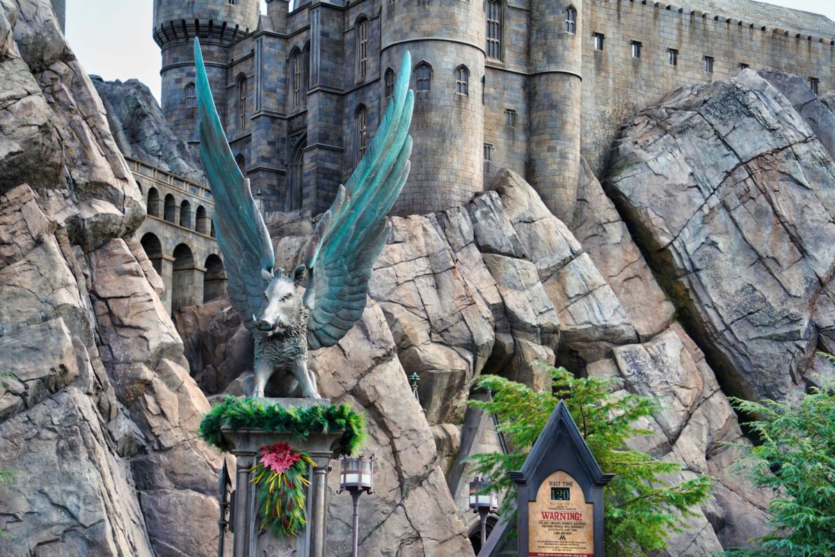 USH hogwarts holiday deco