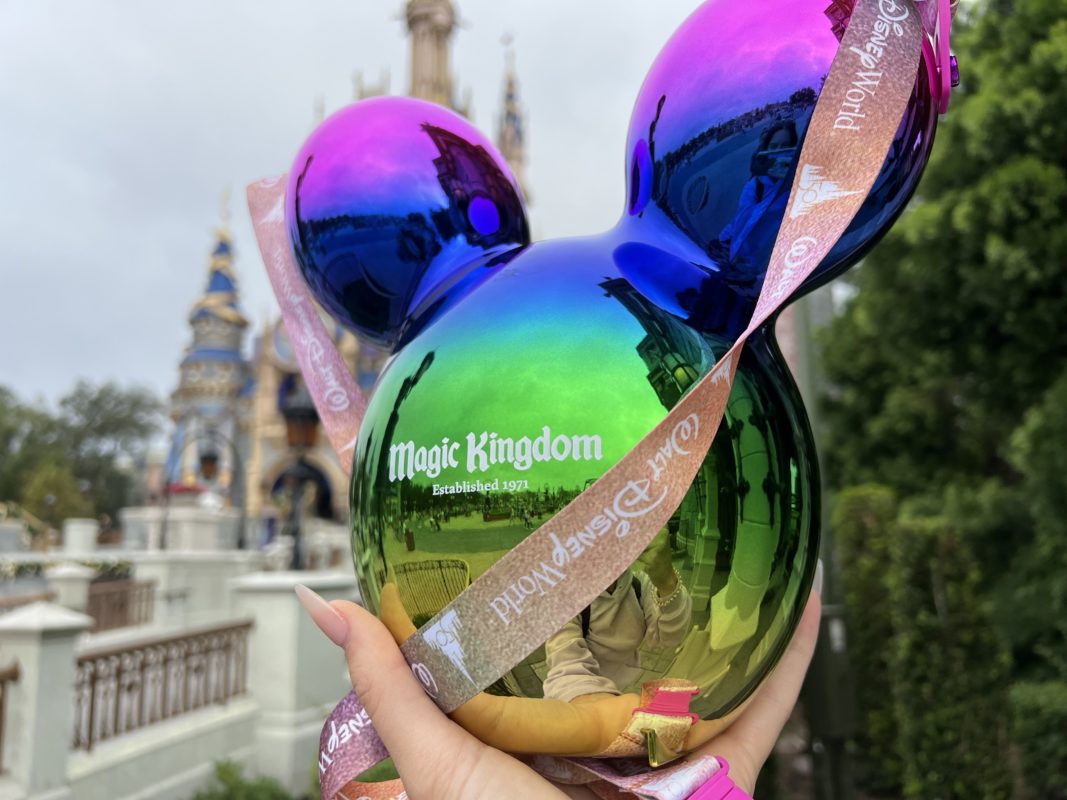 WDW MK 50th anniversary rainbow premium popcorn bucket 3 1