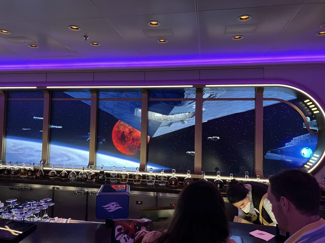 disney wish star wars hyperspace lounge screen window3396