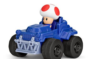 mario happy meal toad kart