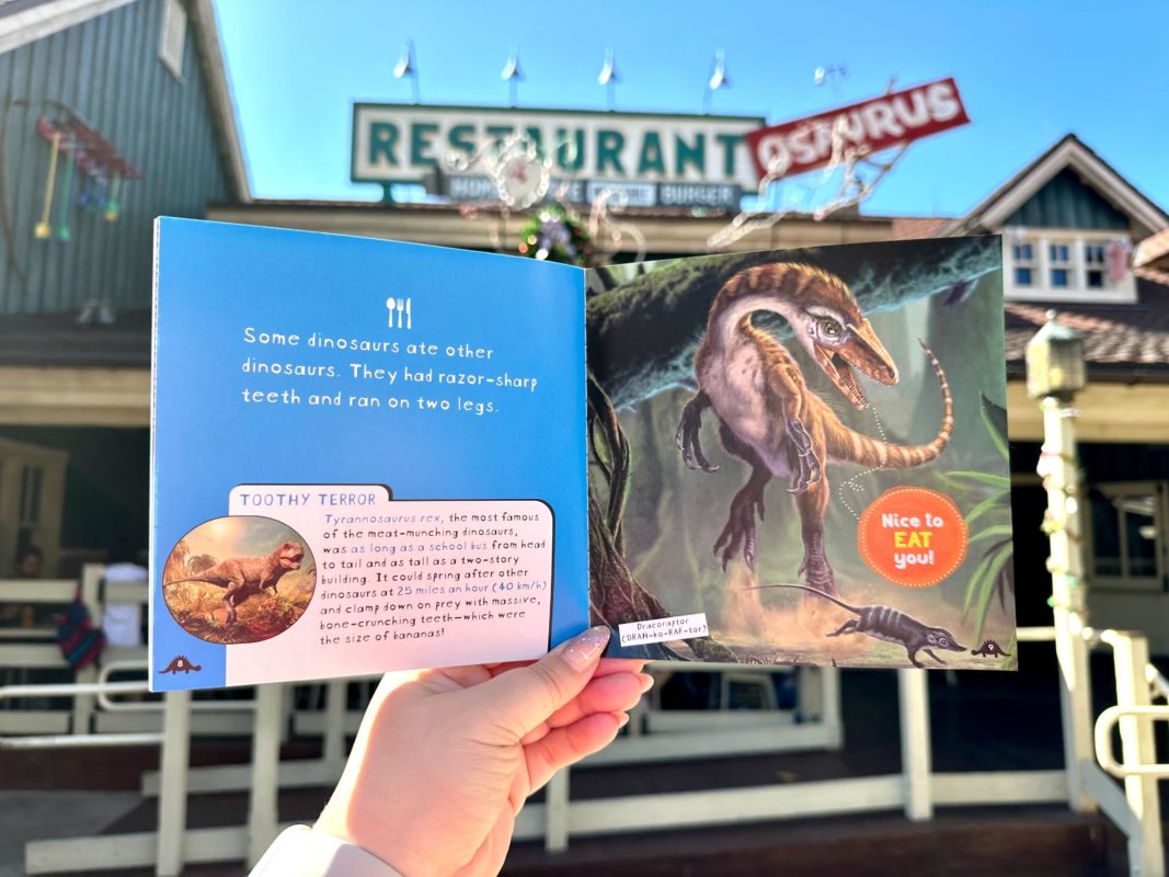 restaurantosaurus kids meal dinosaur book 4063