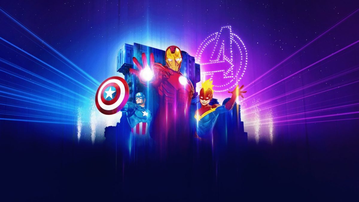 Avengers: Power the Night drone show