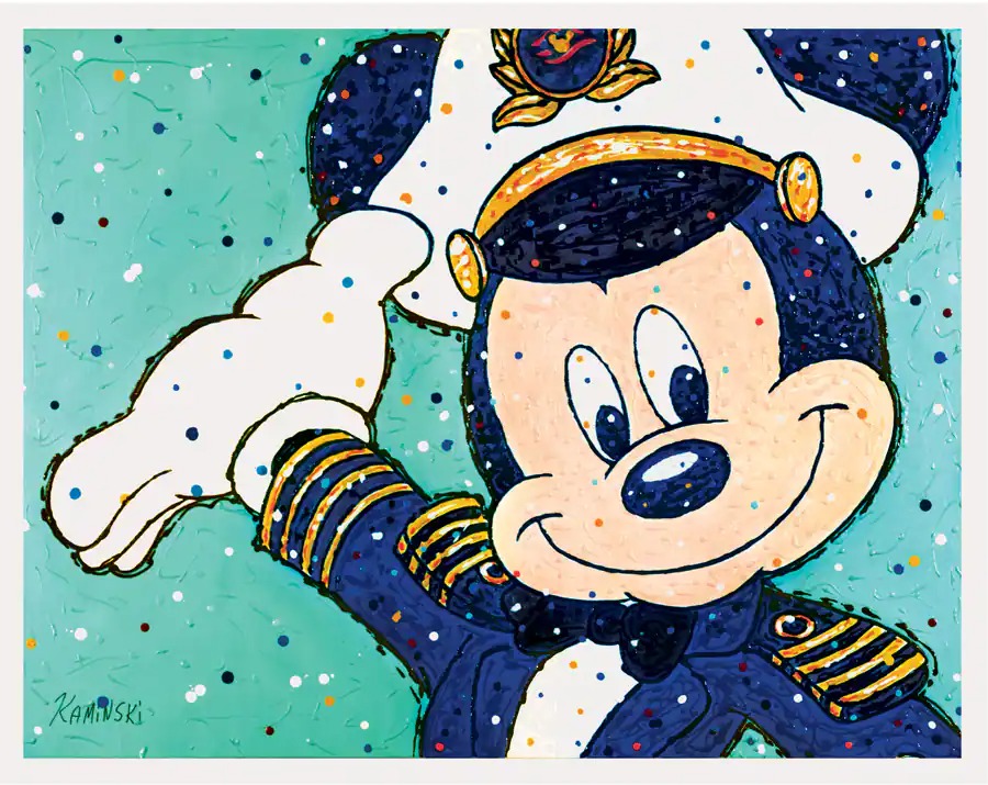 Disney Cruise Line captain mickey art