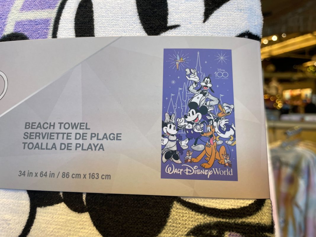 Disney100 beach towel 2