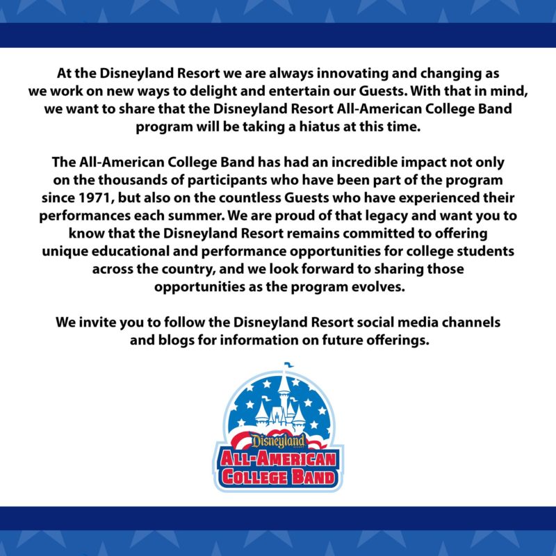 Disneyland aacb ending message