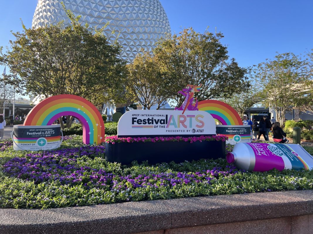 EPCOT International Festival of the Arts 2023 entrance signs 6689