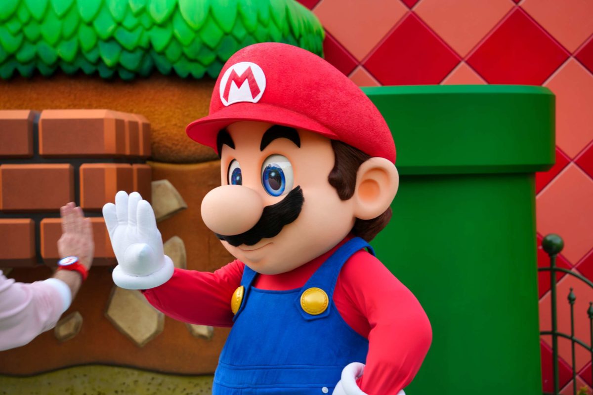 USH SNW Mario and Luigi meet and greet stock super nintendo world