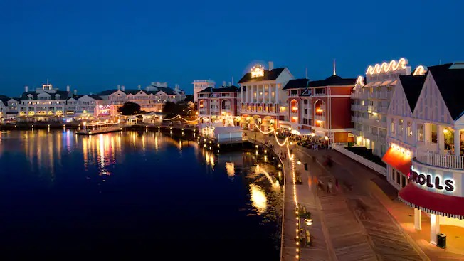 WDW BoardWalk Inn night stock