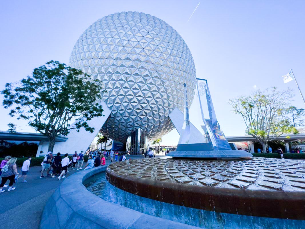 WDW EPCOT Spaceship Earth stock