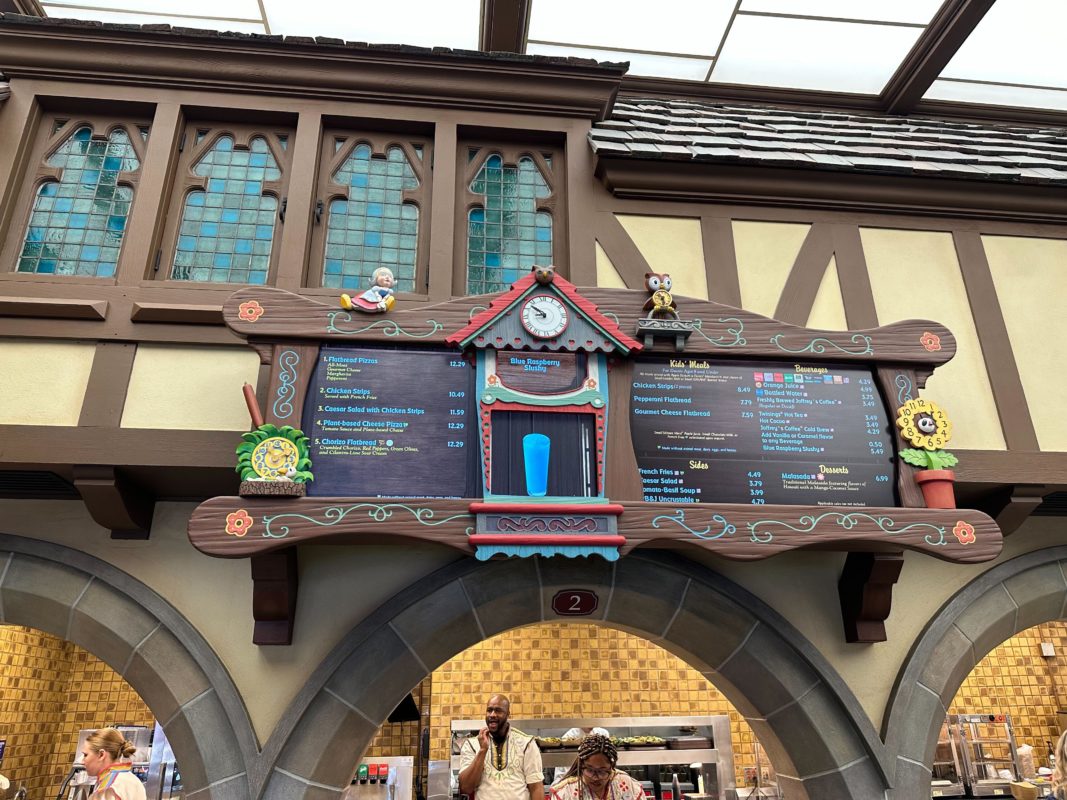 WDW MK 50th anniversary Pinocchio Village Haus menu 2