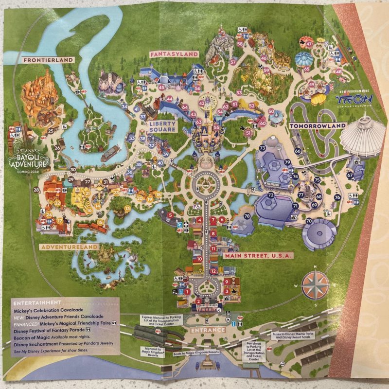 Splash Mountain replaced on Magic Kingdom maps