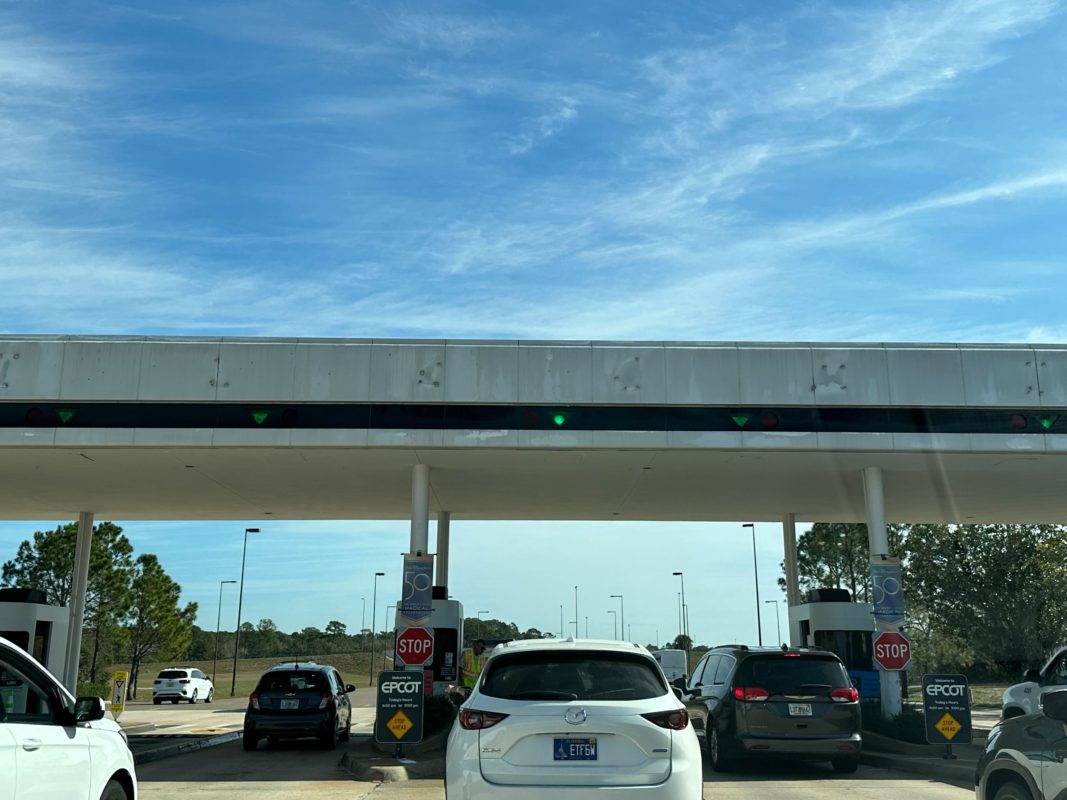 epcot toll plaza no sign 7550