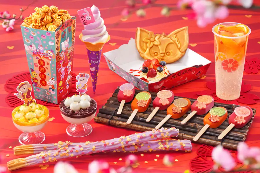 Lunar New Year 2023 food from Hong Kong Disneyland