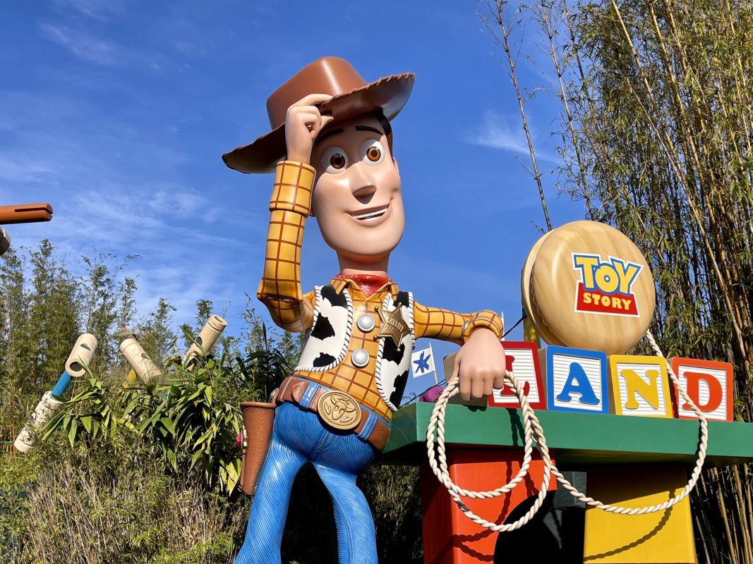 Woody in Toy Story Land at Disney's Hollywood Studios