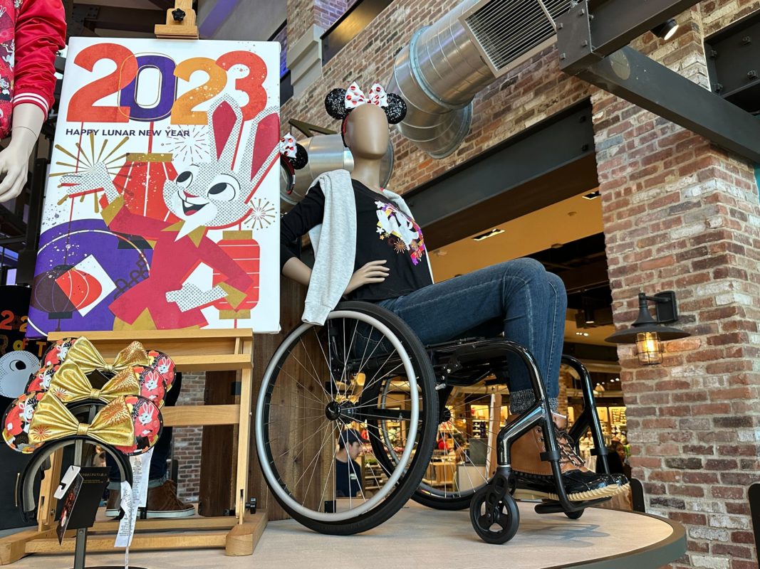 World of Disney wheelchair mannequin 1468