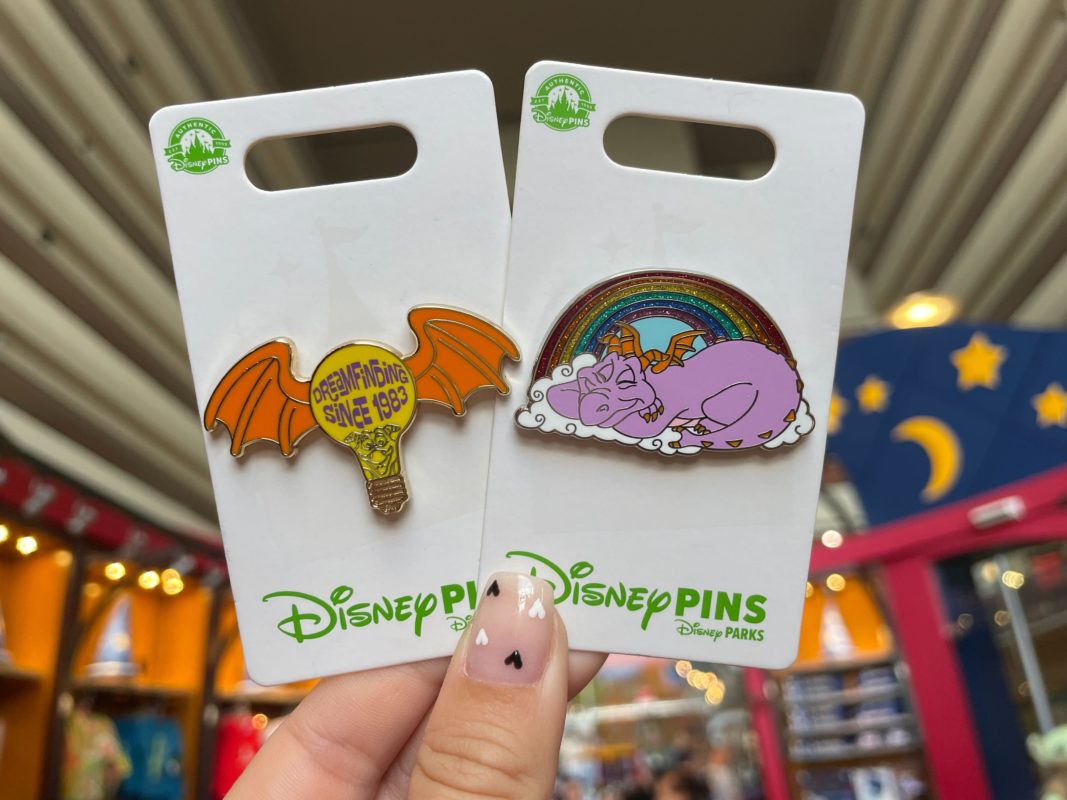 Lightbulb and sleeping Figment pins