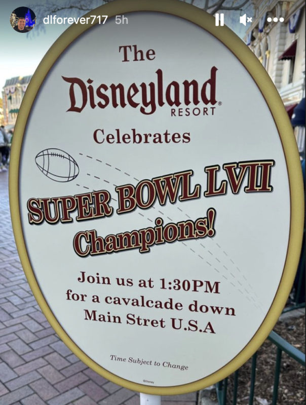 main stret super bowl sign