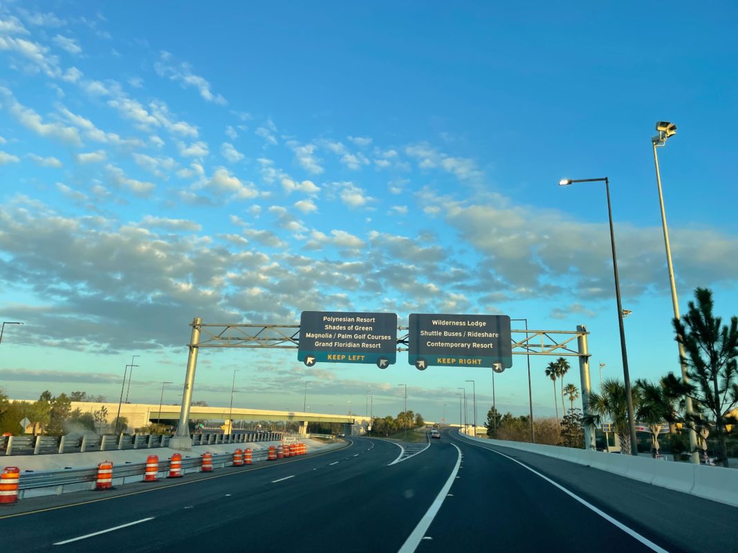 wdw new traffic pattern signs 7862