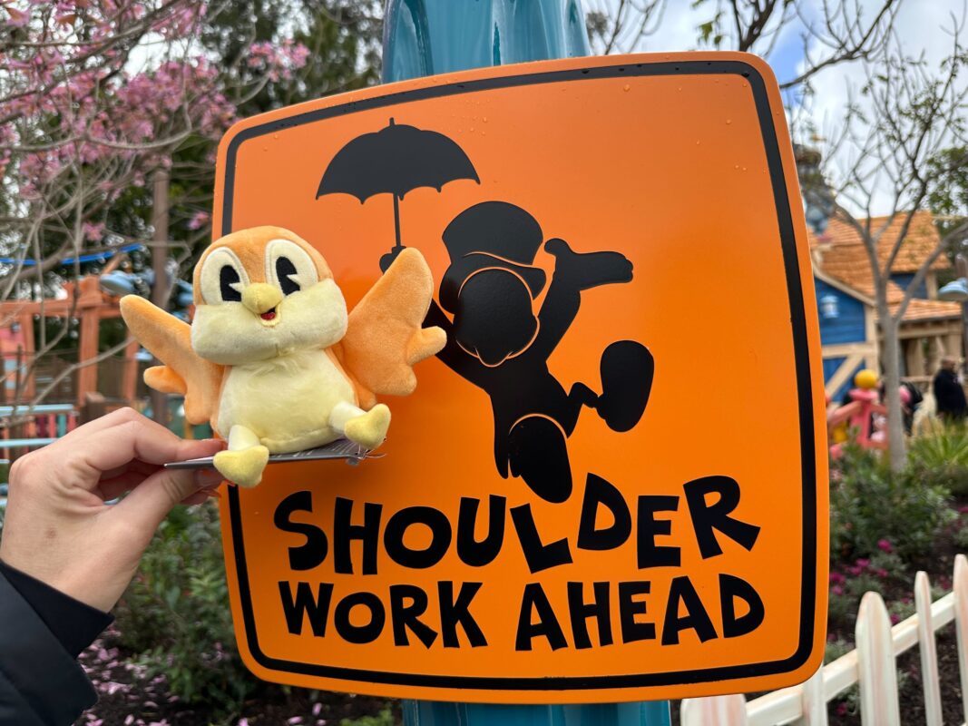 Chuuby shoulder plush available at Mickey's Toontown!