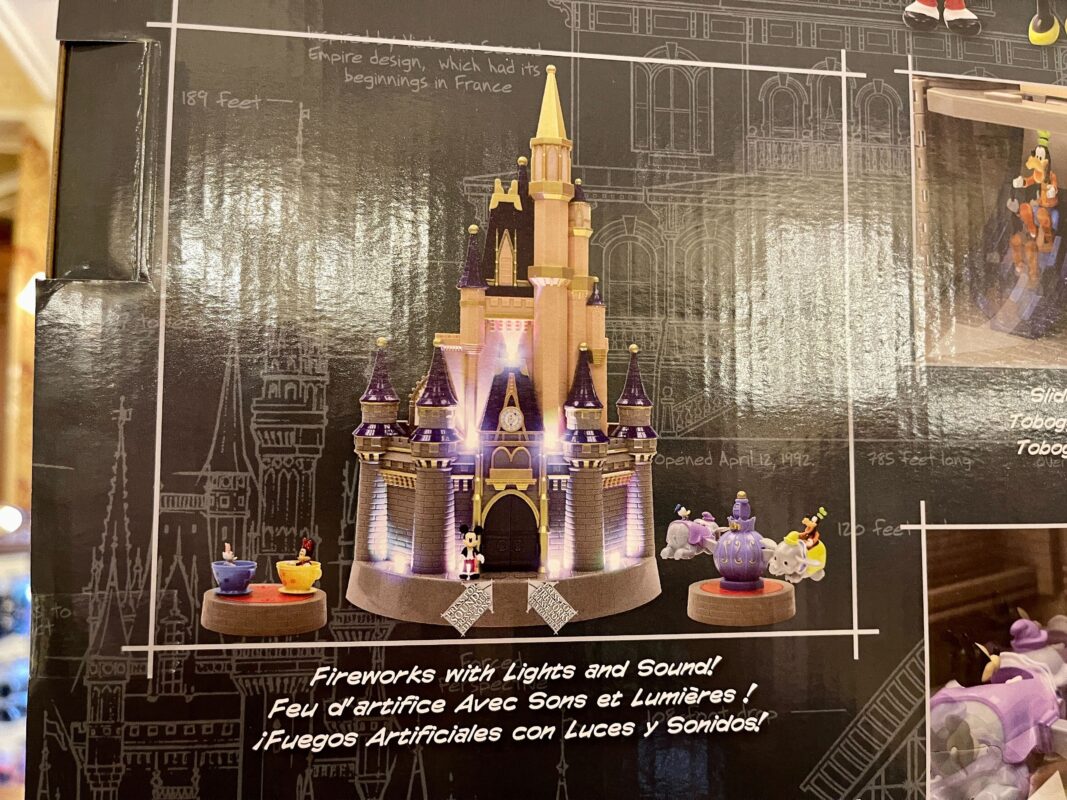 Cinderella castle playset at the Emporium.