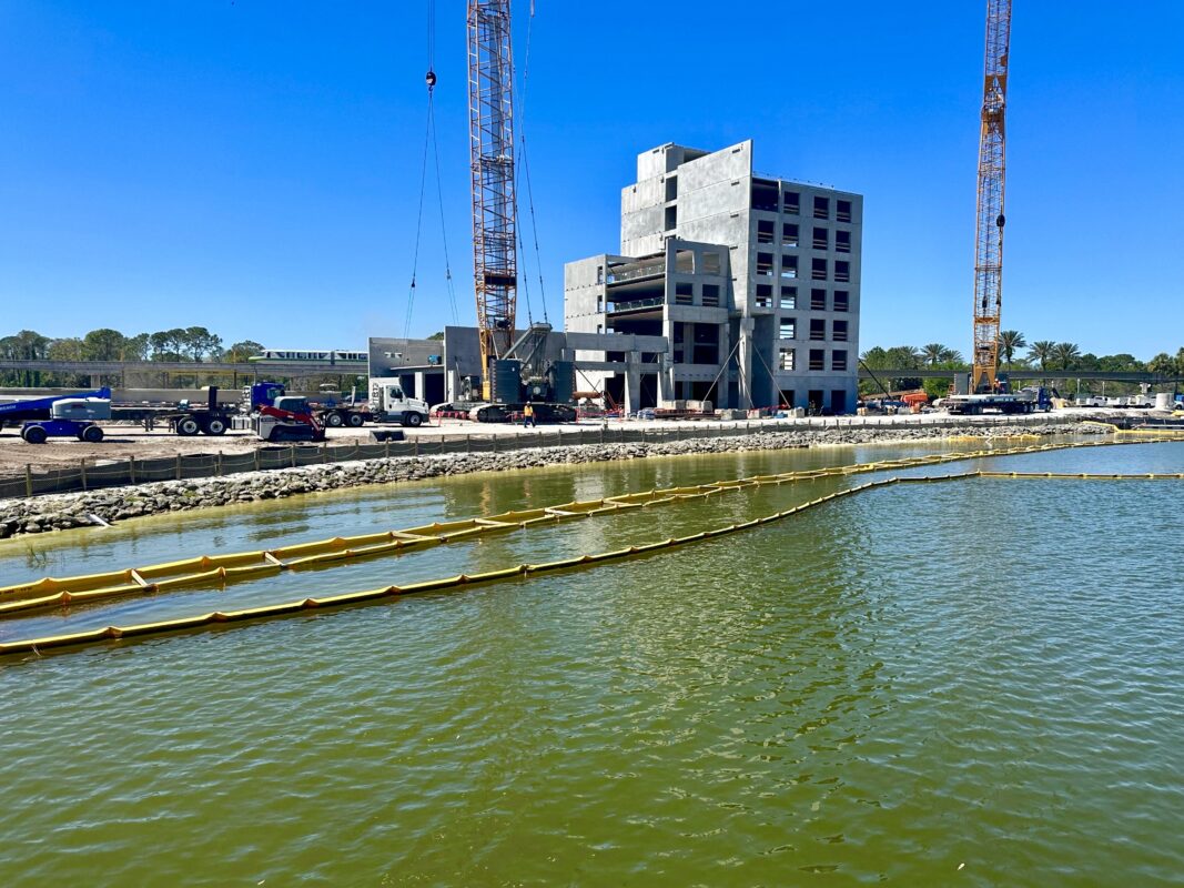 Construction Continues as New Disney Vacation Club Tower at Disney's Polynesian Village Resort Rapidly Takes Shape