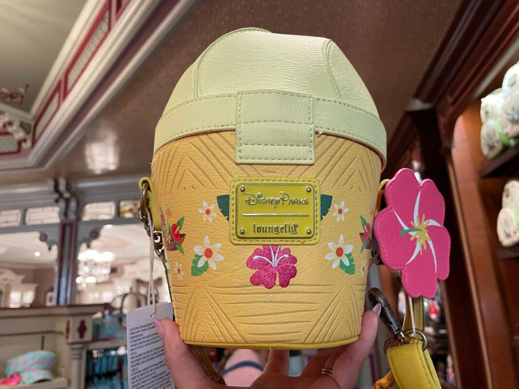 A new Enchanted Tiki Room Loungefly crossbody bag is at Uptown Jewelers!