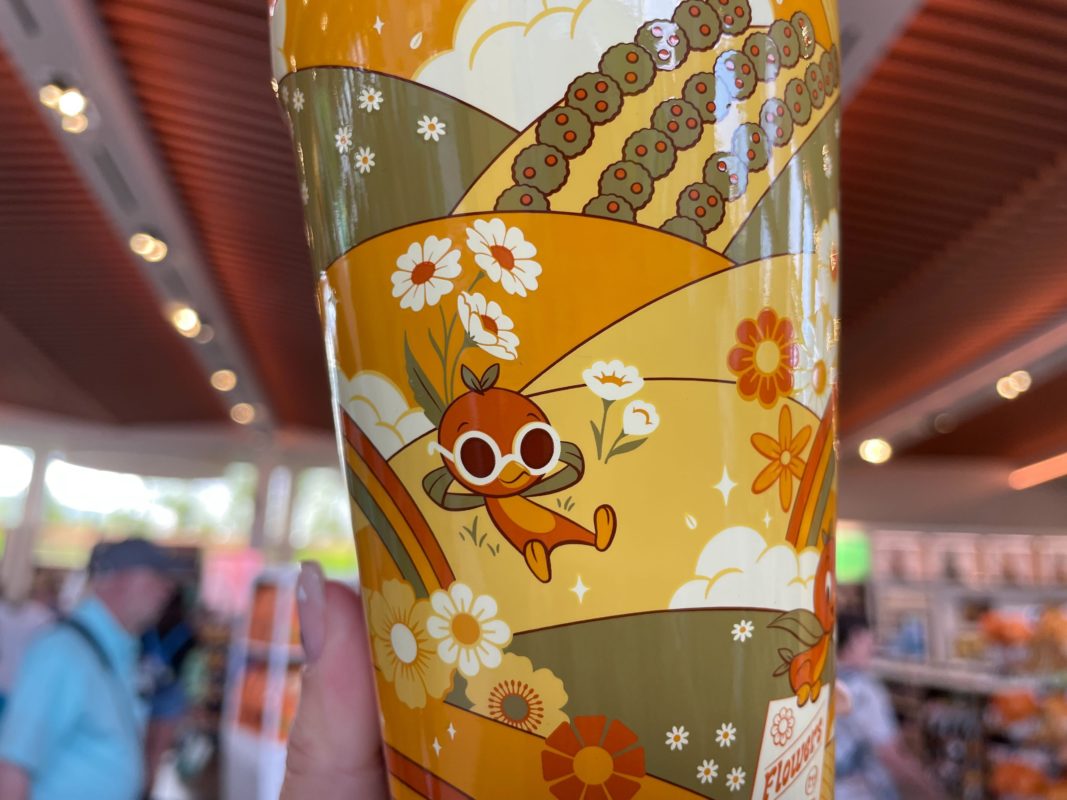 WDW 2023 EPCOT International Flower Garden Festival Orange Bird collection tumbler 4