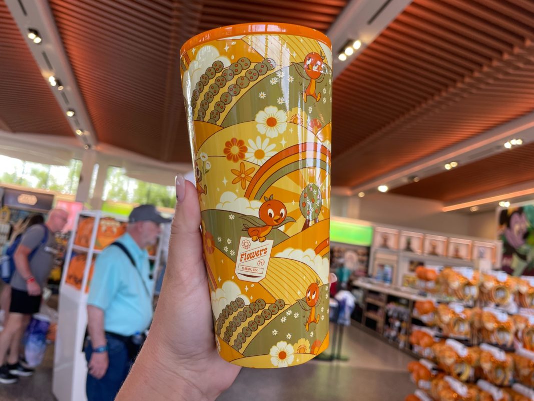 WDW 2023 EPCOT International Flower Garden Festival Orange Bird collection tumbler 5