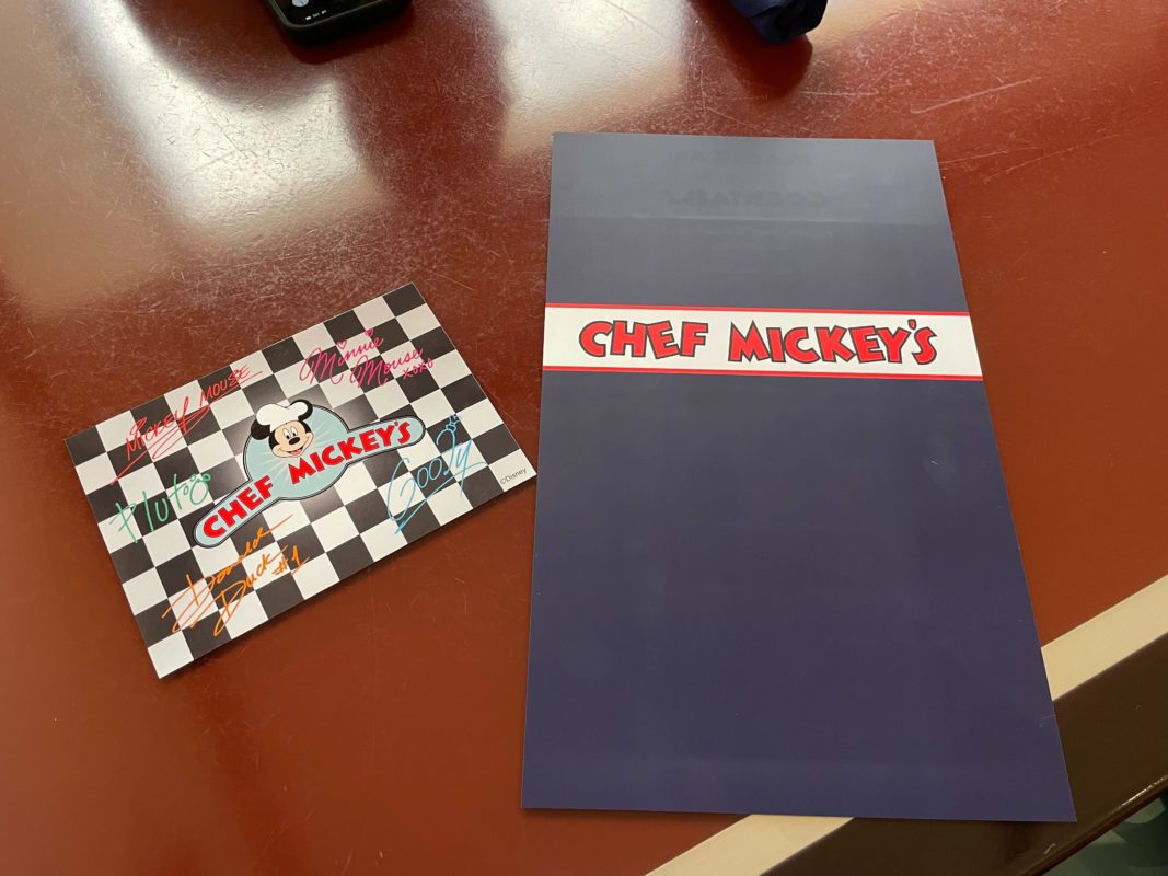 chef mickeys autograph card 3