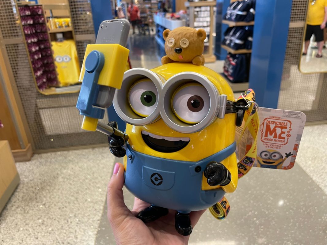 minion selfie stick popcorn bucket 6531