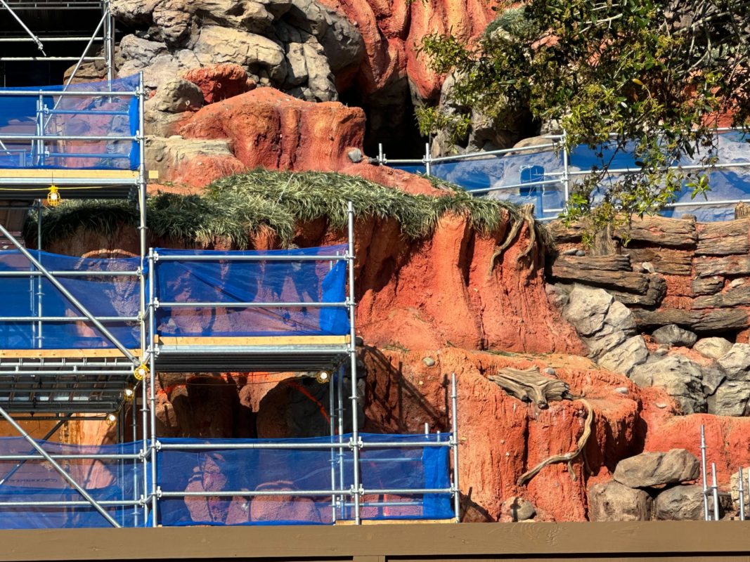 splash mountain tianas bayou adventure march 2023 construction 8726