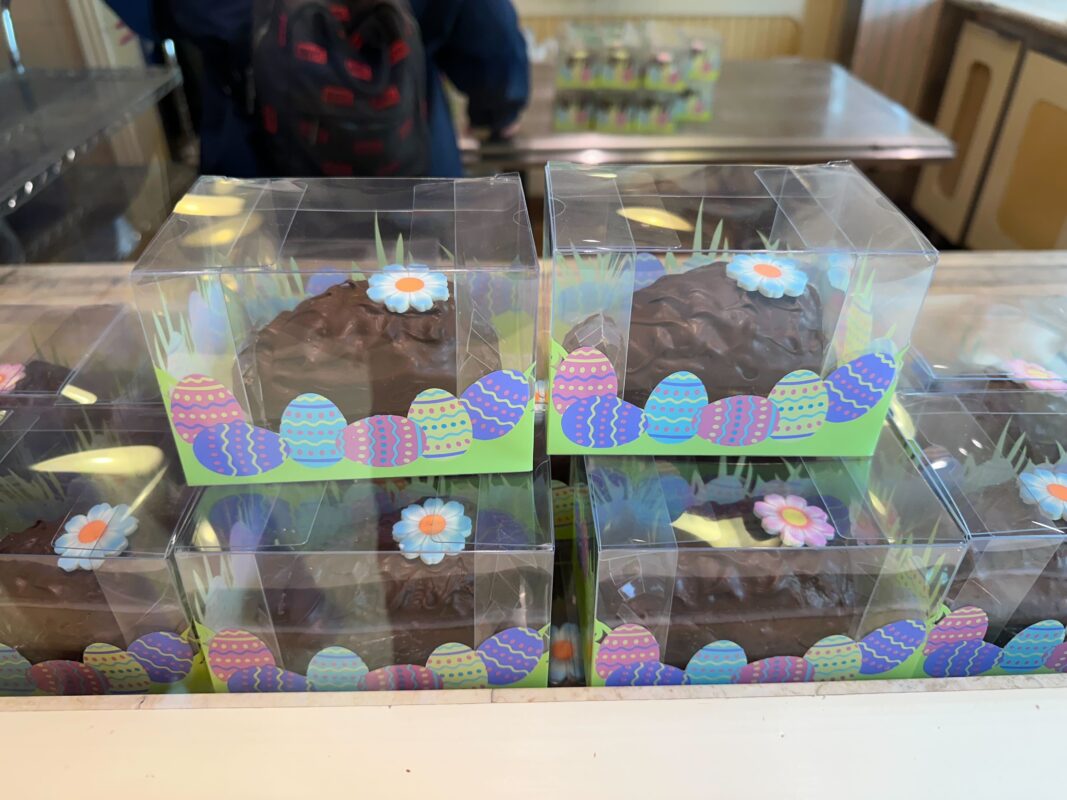 pb fudge and chocolate fudge Easter eggs Disneyland candy palace