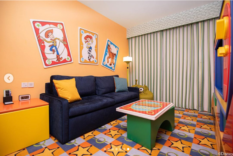 New themed rooms available at the Toy Story Hotel in Shanghai.