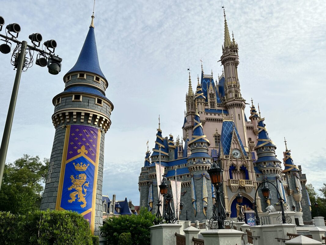 Cinderella Castle Banners Replaced 1