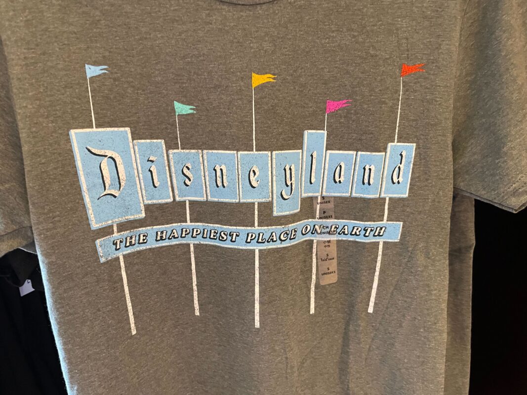 Original Disneyland Signage Retro and Modern T Shirts 00001