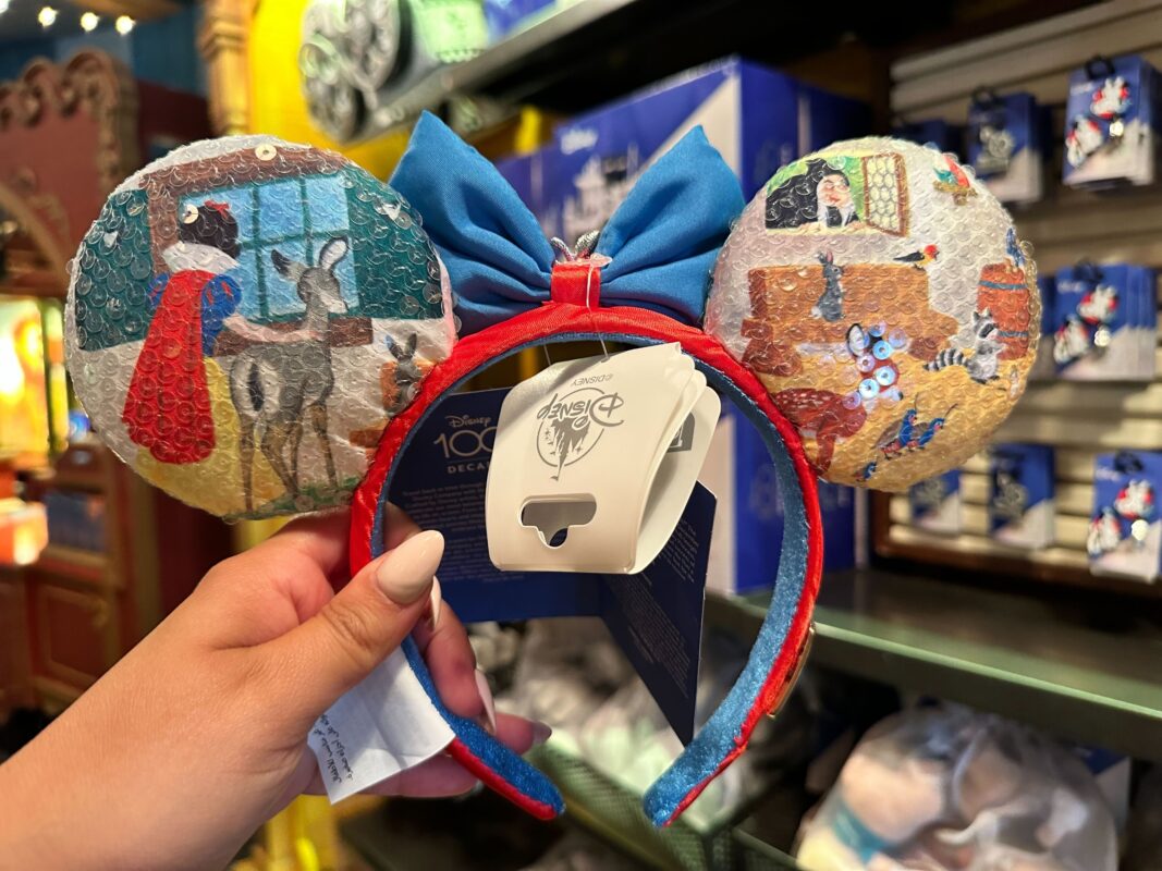 Snow White Minnie Ears now available at Big Top Souvenirs.