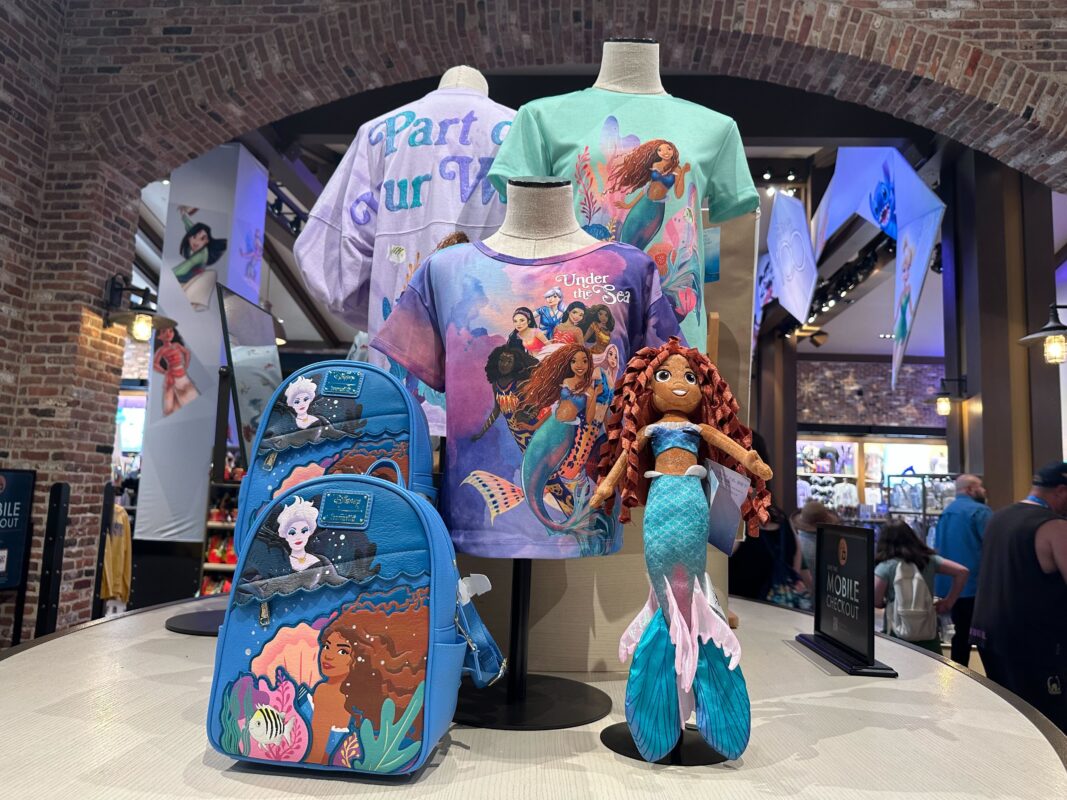 Merchandise for the Live Action 'The Little Mermaid' Now Available at