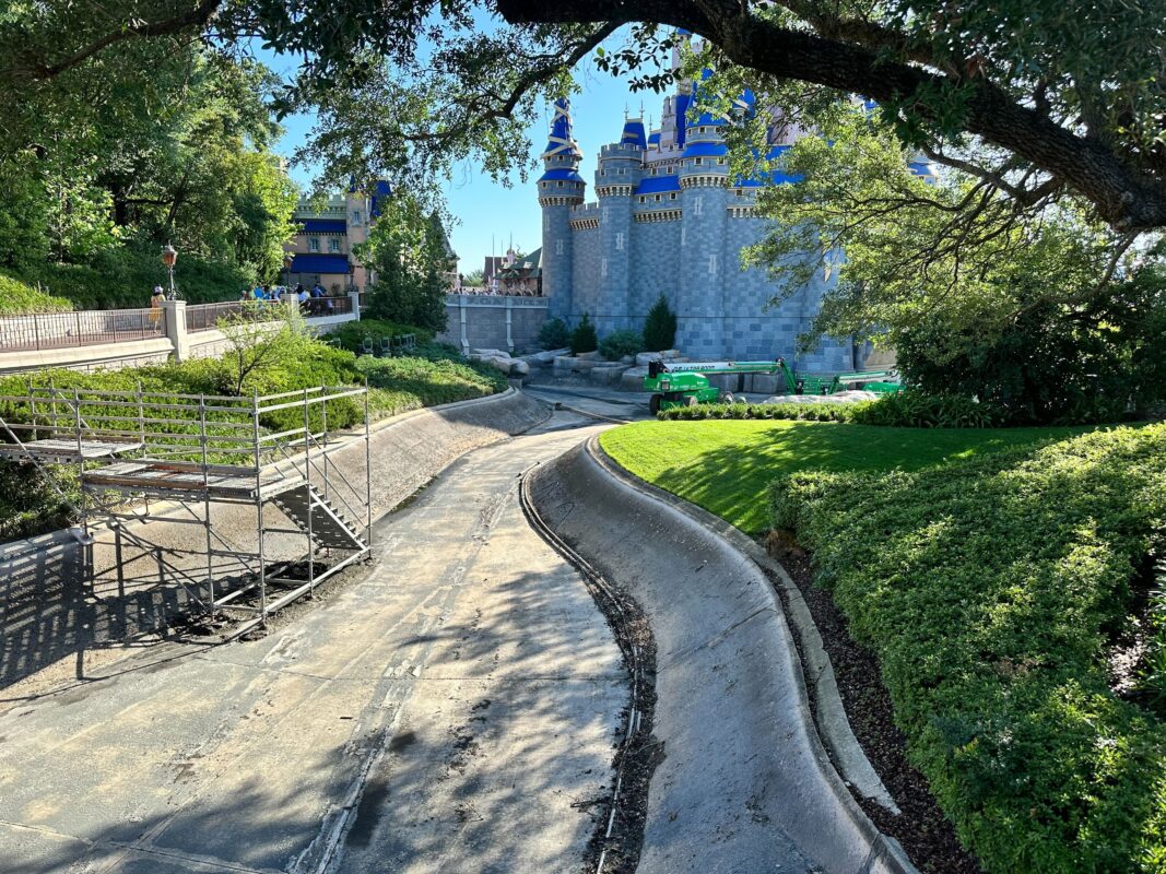 Bunting removed Cinderella Castle 12