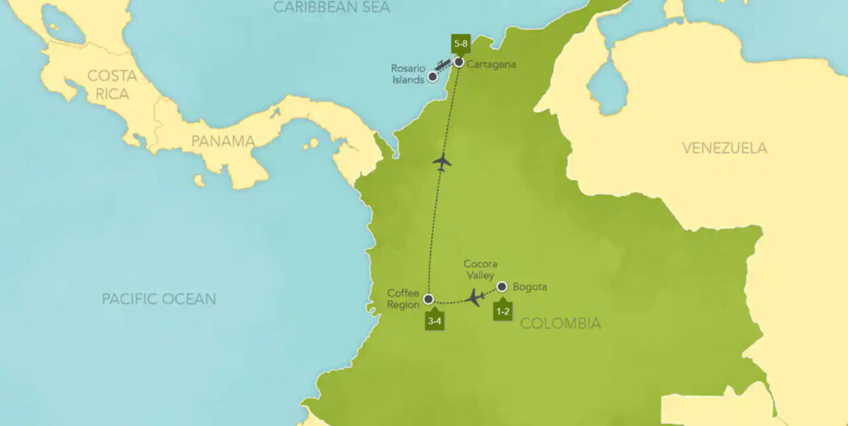 colombia map