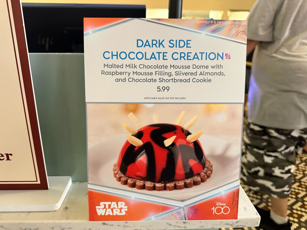 dark side chocolate creation menu