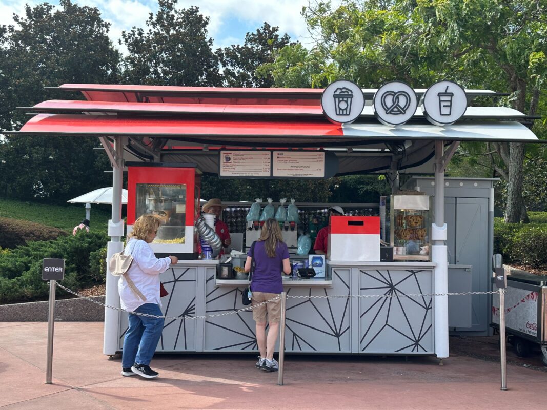A new popcorn stand is open in EPCOT.