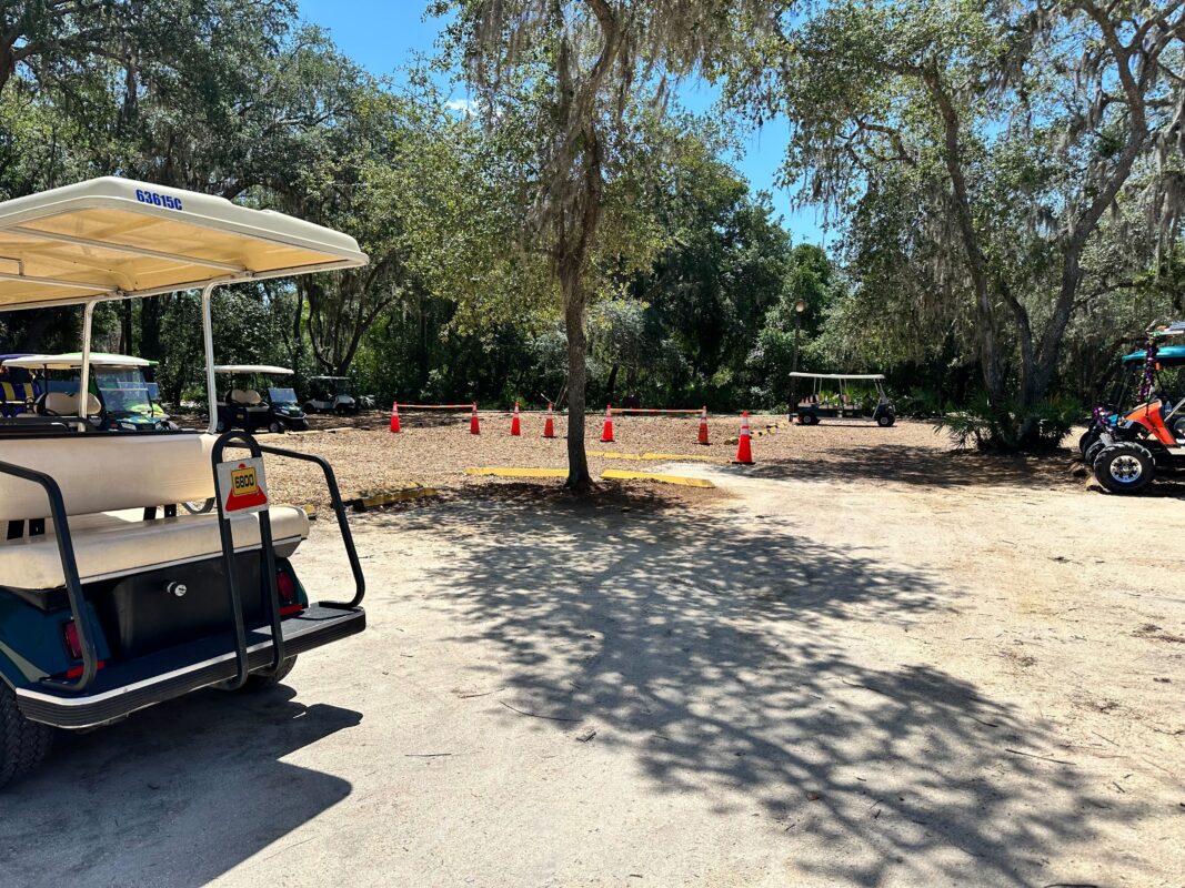 fort wilderness golf cart parking closed 0811