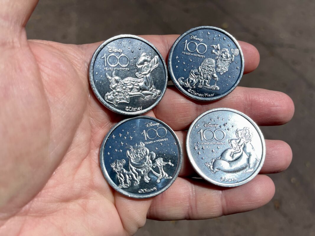 ziwani traders disney100 pressed medallions 1794