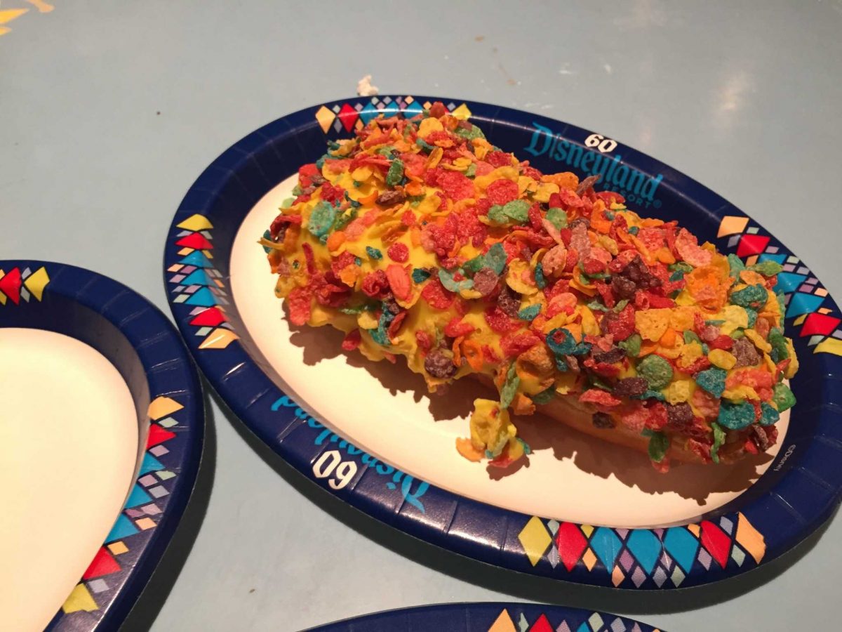 Lemon Doughnut with Fruity Pebbles ($5.75)
