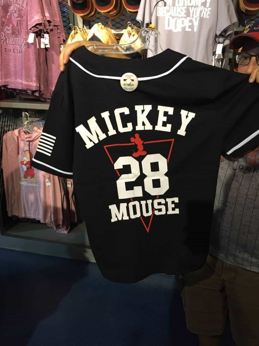 Mickey Mouse baseball jersey