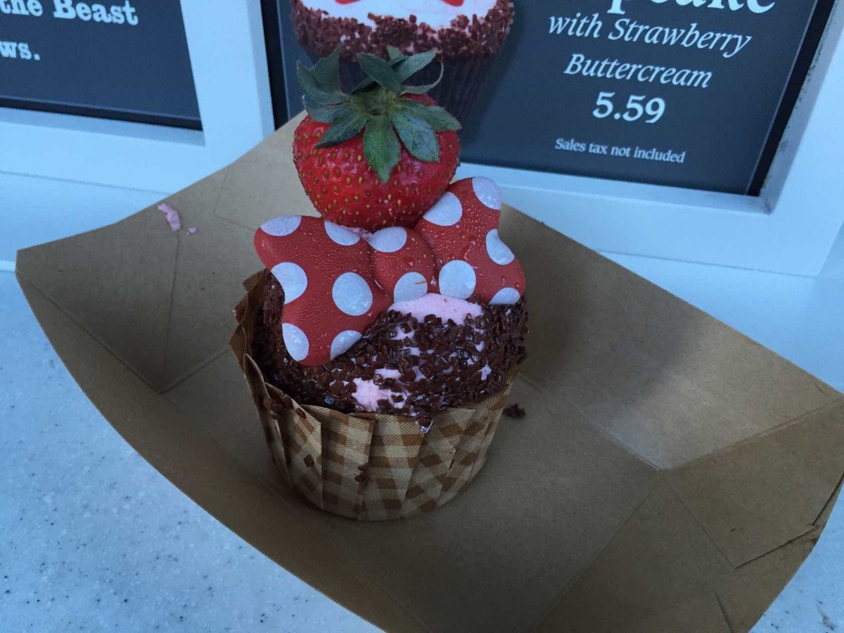 Vanilla Cupcake with Strawberry Buttercream ($5.59)